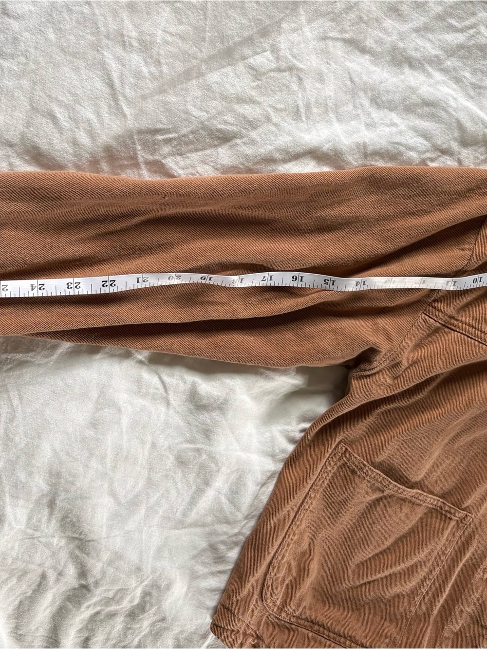 Rust Brown Button-Up Shacket Jacket – Size Medium - Picture 6 of 7